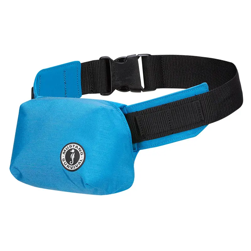 Mustang Azure Blue Minimalist Inflatable Belt Pack – Manual Activation [Md3070-268-0-202] 1