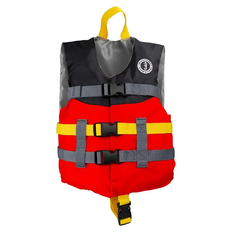Mustang Child-Sized Foam Life Vest – Red/Black Livery Style, Mv230102-123-0 1