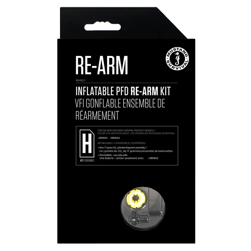 Mustang Dual-Mode Re-Arm Kit – 17G Auto/Manual Inflation (Model Ma4031-0-0-101) 1