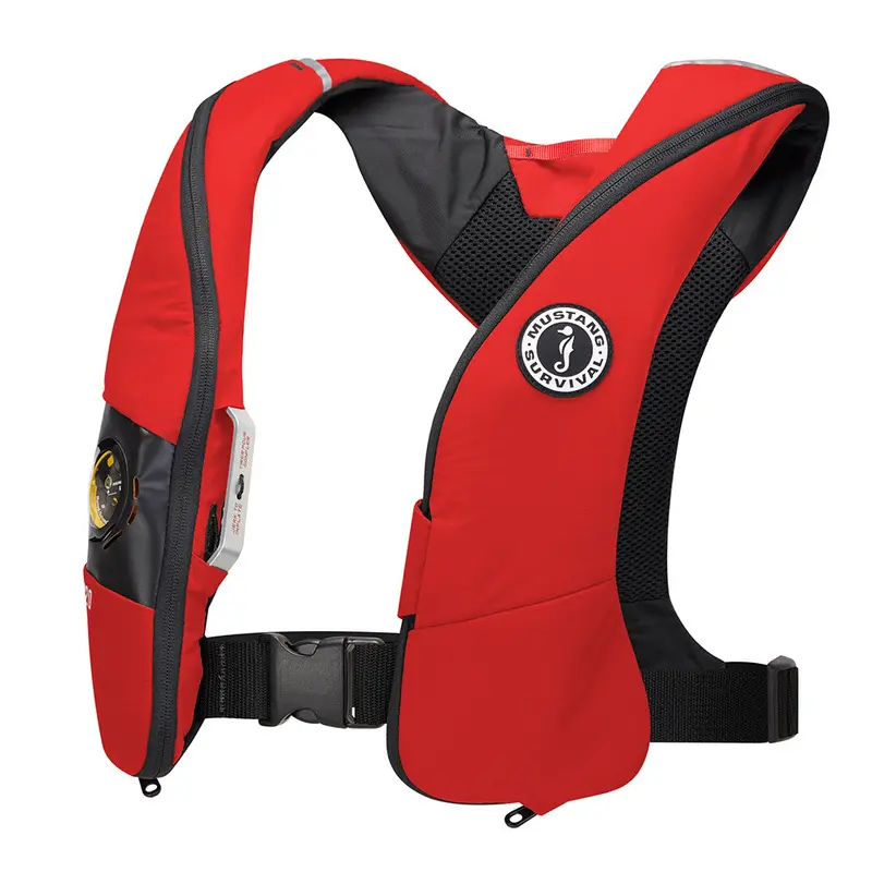 Mustang Elite 120 Coastal Inflatable Life Jacket – Bold Red, Md5170-4-0 1