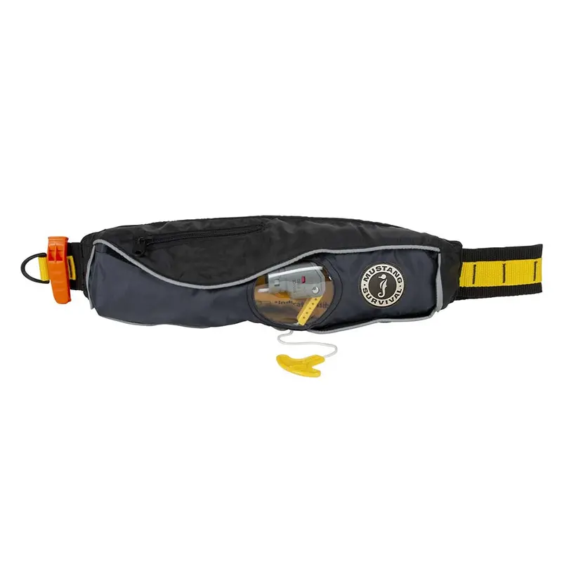 Mustang Fluid 2.0 Manual Inflatable Belt Pack – Black/Grey [Md4016-806-0-253] 1