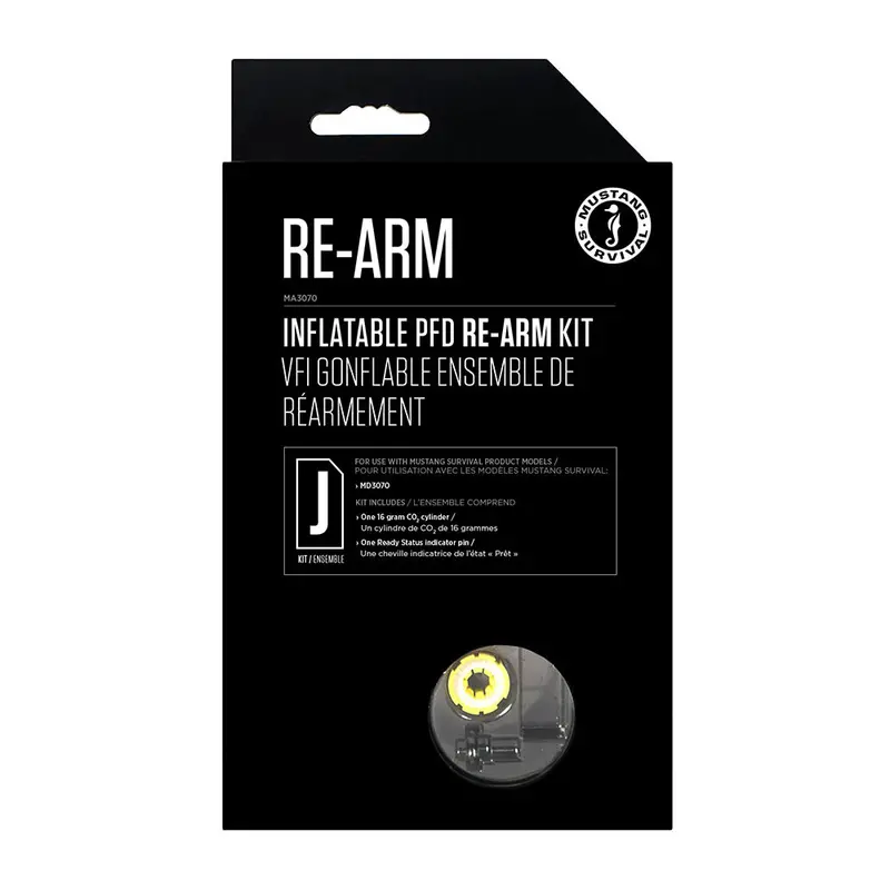Mustang Manual Re-Arm Kit – 16G Co₂ Cartridge (Model Ma3070-0-0-101) 1