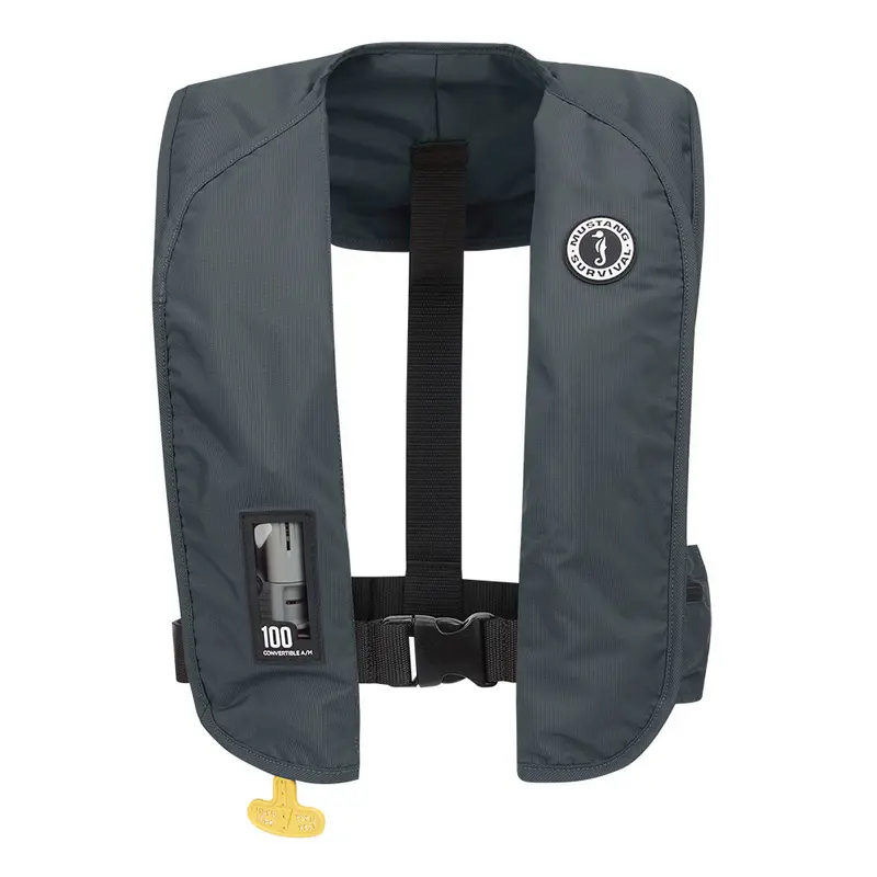 Mustang Mit 100 Convertible Inflatable Pfd – Admiral Grey (Md2030-191-0-202) 1