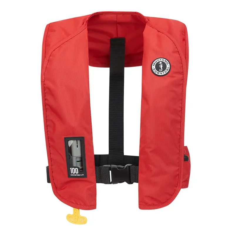 Mustang Mit 100 Convertible Inflatable Pfd – Red (Md2030-4-0-202) 1