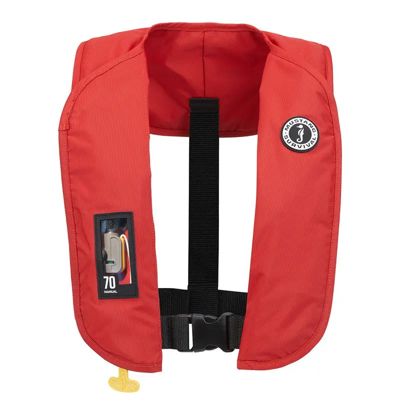Mustang Mit 70 Manual Inflatable Life Jacket – Bright Red [Md4041-4-0-202] 1