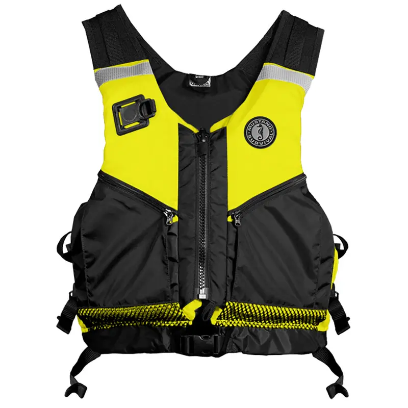 Mustang Mrv050 Water Rescue Vest — Fluorescent Yellow/Green/Black, Medium/Large 1