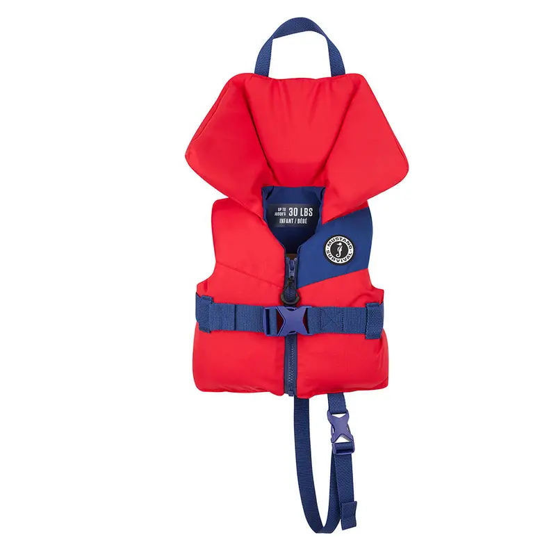 Mustang Mv3251-57-0 Lil' Legends Infant Foam Life Vest – Red/Navy 1