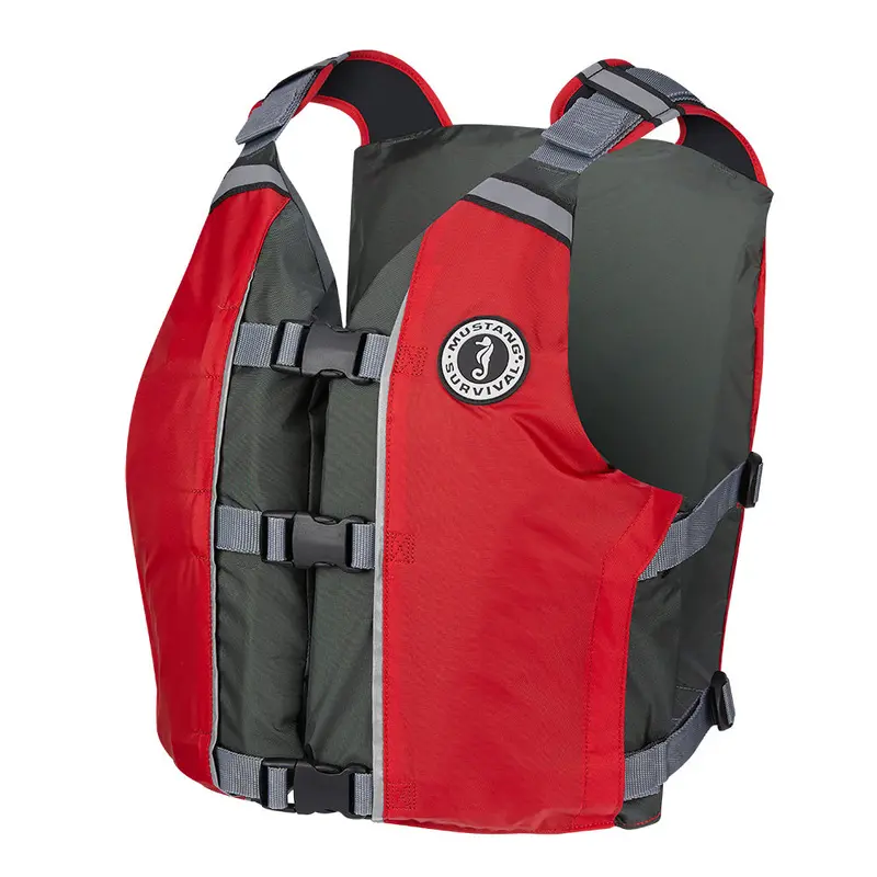 Mustang Mv411102-861-0 Apf Universal Foam Life Vest – Red/Grey 1