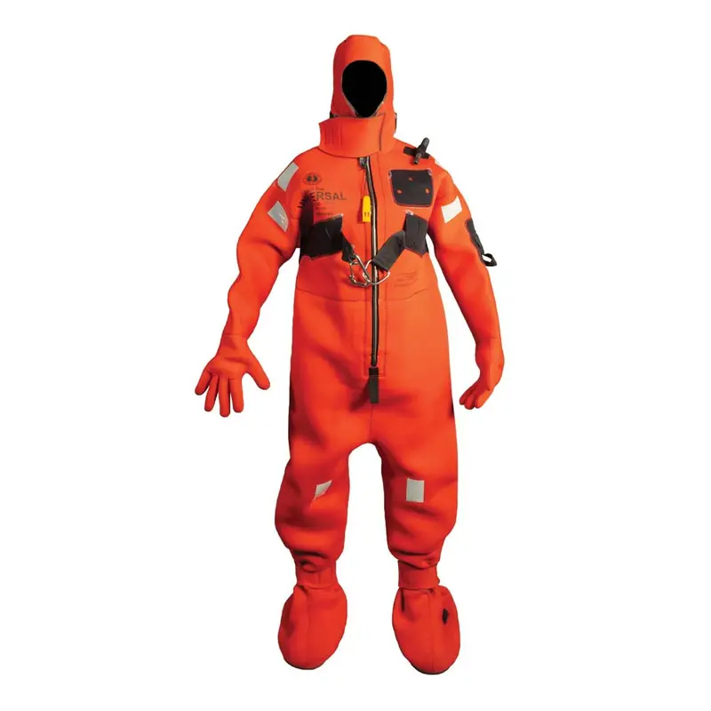 Mustang Red Neoprene Cold-Water Immersion Suit With Harness – Adult Universal Fit [Mis230Hr-4-0-209] 1