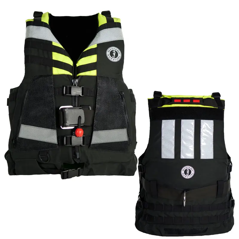 Mustang Swift Water Rescue Vest – Fluorescent Yellow/Green/Black, Universal Fit [Mrv15002-251-0-206] 1