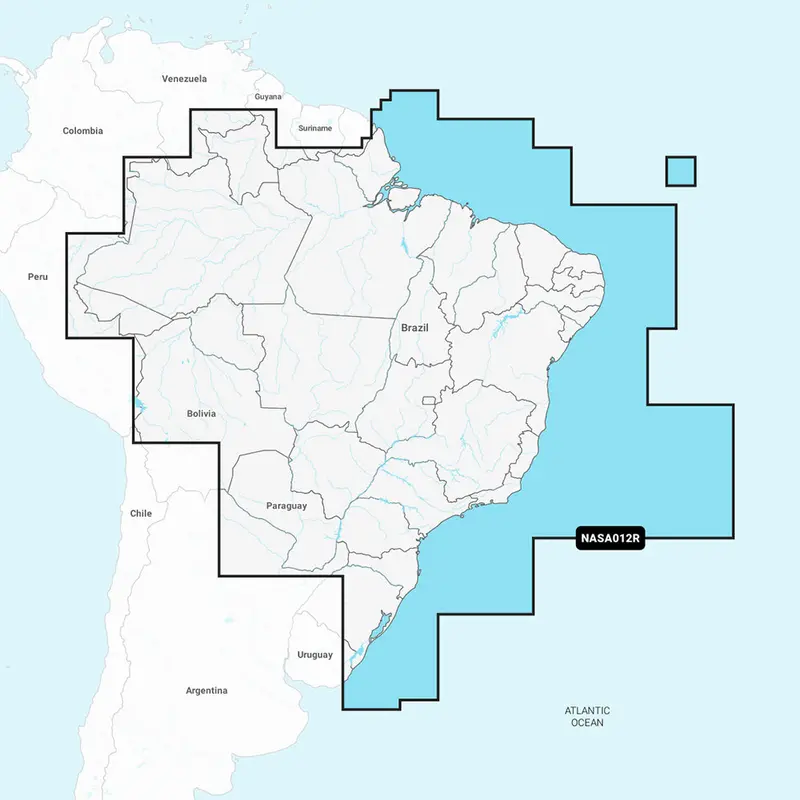 Navionics+ Brazil Coastal Chart – Nasa012R (010-C1461-30) 1