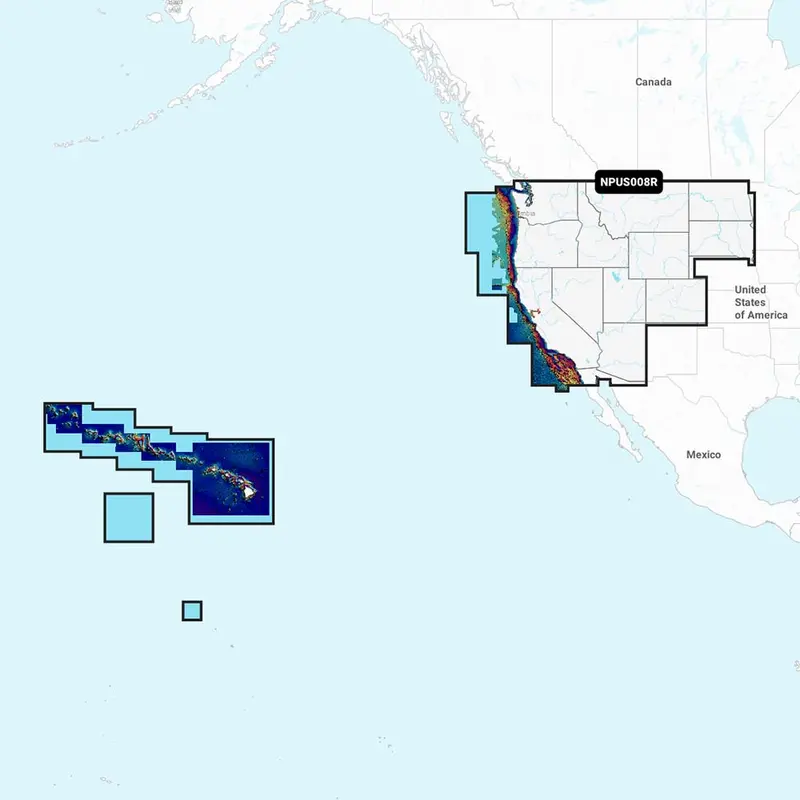 Navionics Platinum+ Chart Card – U.S. West Region (Npus008R) 1
