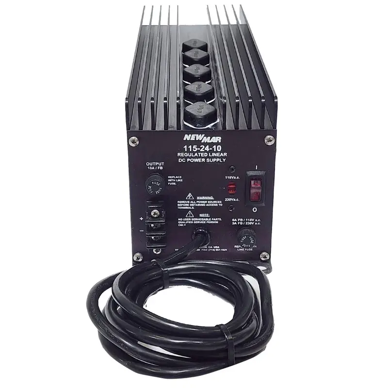 Newmar 115-24-10 115V Ac To 24V Dc Power Supply — 10A Output [115-24-10] 1