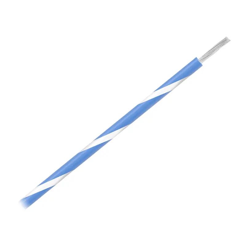 Pacer 16 Awg Blue-With-White-Stripe Marine Wiring – 500-Foot Spool 1