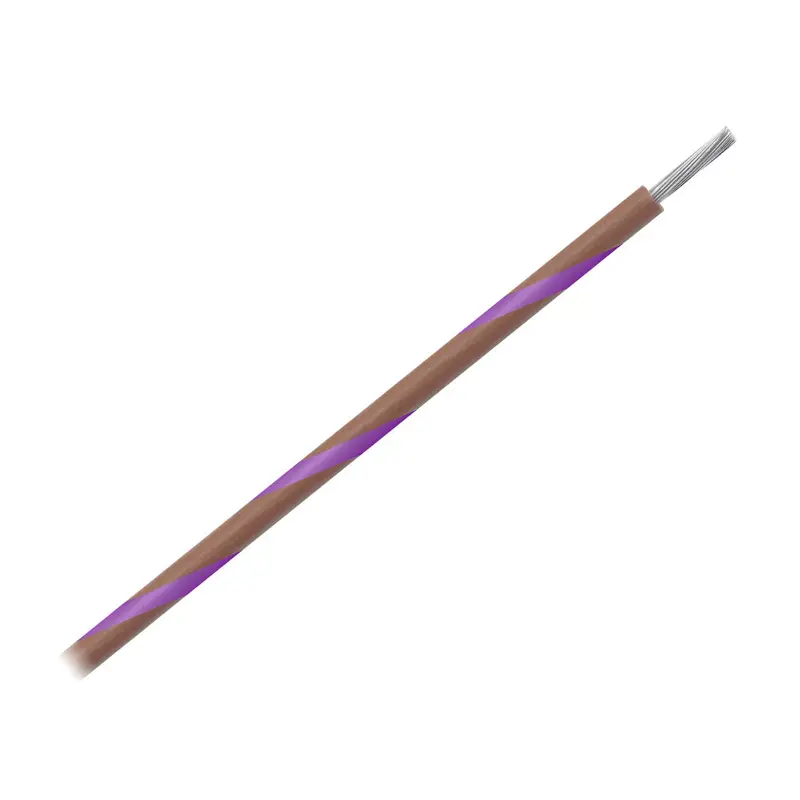 Pacer 16 Awg Brown-With-Violet-Stripe Marine Wiring – 500-Foot Spool 1