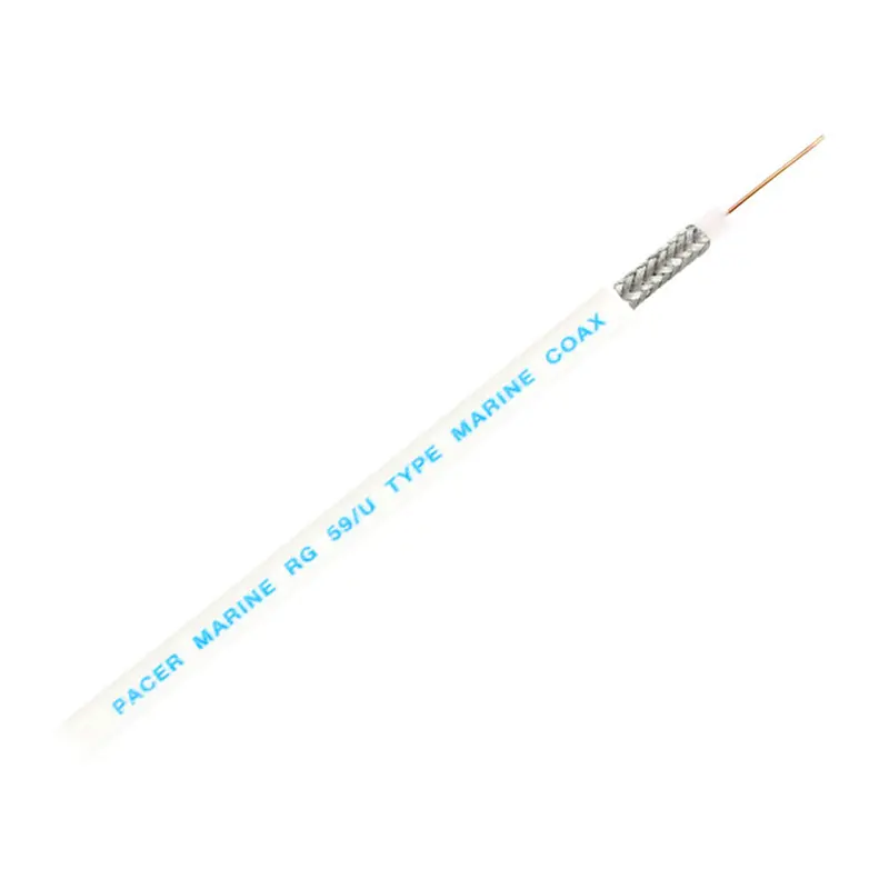 Pacer Rg59Uw White Coaxial Cable – 200-Foot Roll 1