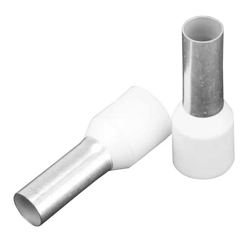 Pacer Tfrl8-12Mm-10 Pack Of 8 Awg Ivory Wire Ferrules (12Mm Length) 1
