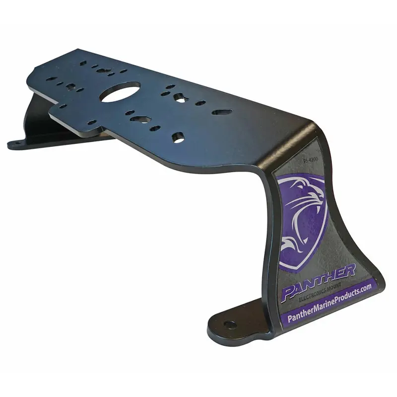 Panther 22.5° Angled Deck-Mount Electronics Bracket 1