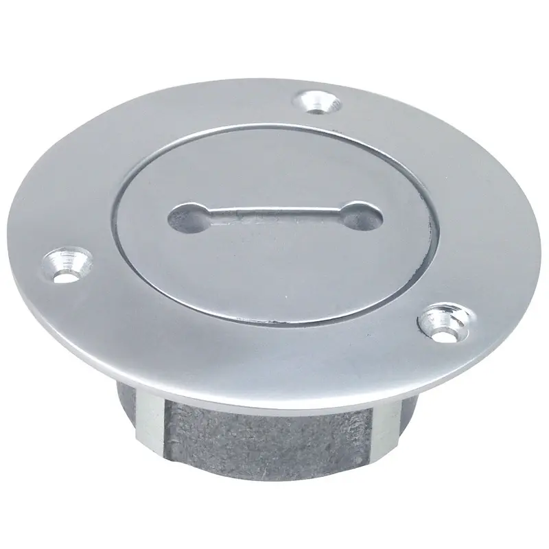 Perko 1-Inch Chrome Unlabeled Pipe Deck Plate 1