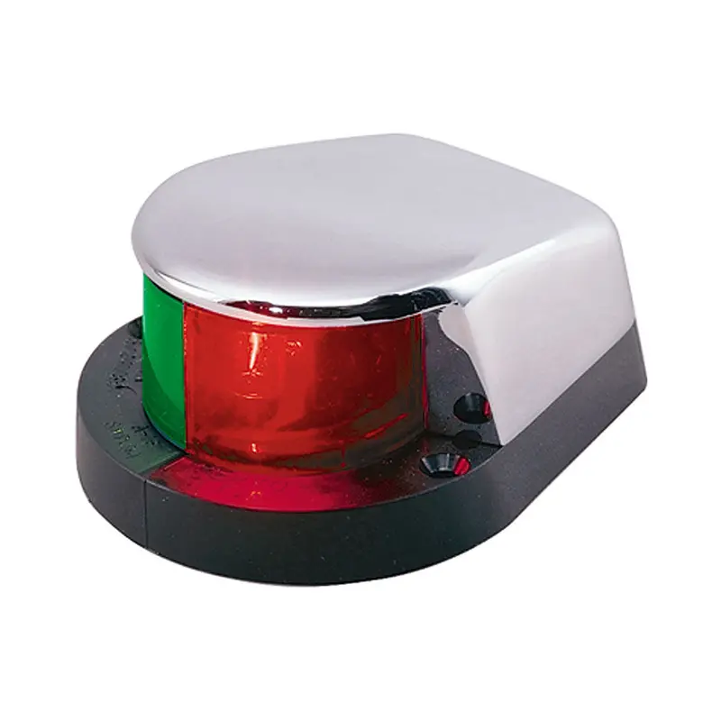 Perko 12V Bi-Color Bow Navigation Light – Black Base With Chrome Top (Usa-Made) 1