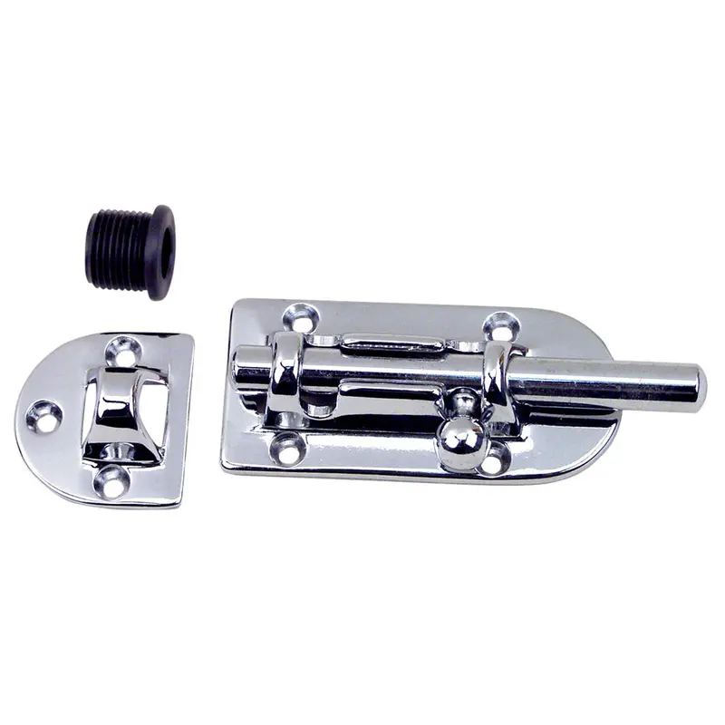 Perko 4-Inch Chrome Barrel Bolt Fastener 1