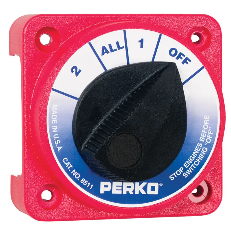 Perko 8511Dp Compact Medium-Duty Battery Selector Switch (No Key Lock) 1