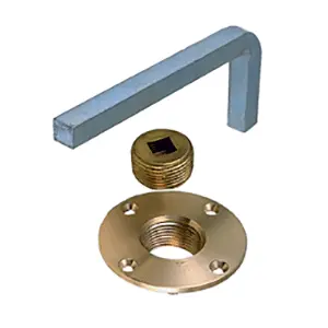 Perko Garboard Drain Plus Kit — Includes Stainless Steel Wrench And Seal Assembly 1