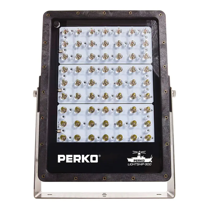 Perko Lightship 300 Led Spotlight — 12/24V, Black Housing 1