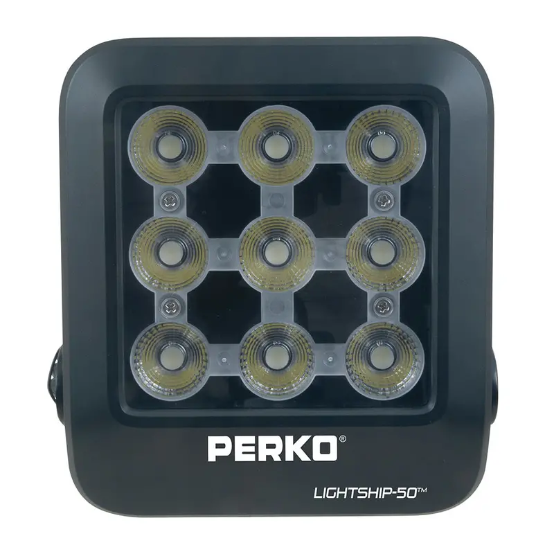 Perko Lightship 50 Led Spotlight — 12/24V, Black Housing 1