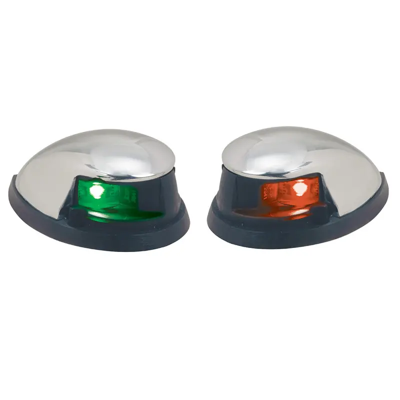 Perko Red/Green Horizontal Side Lights – Chrome-Finished Zinc Pair (0648Dp0Chr) 1