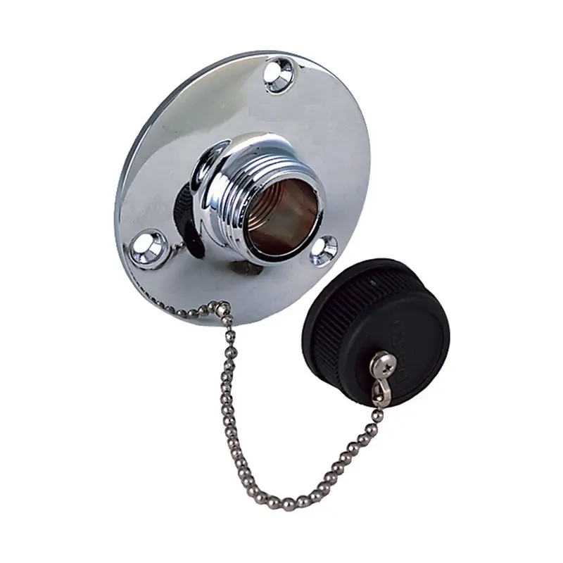 Perko Water Outlet Fitting With Integrated Cap [0504Dp0Chr] 1