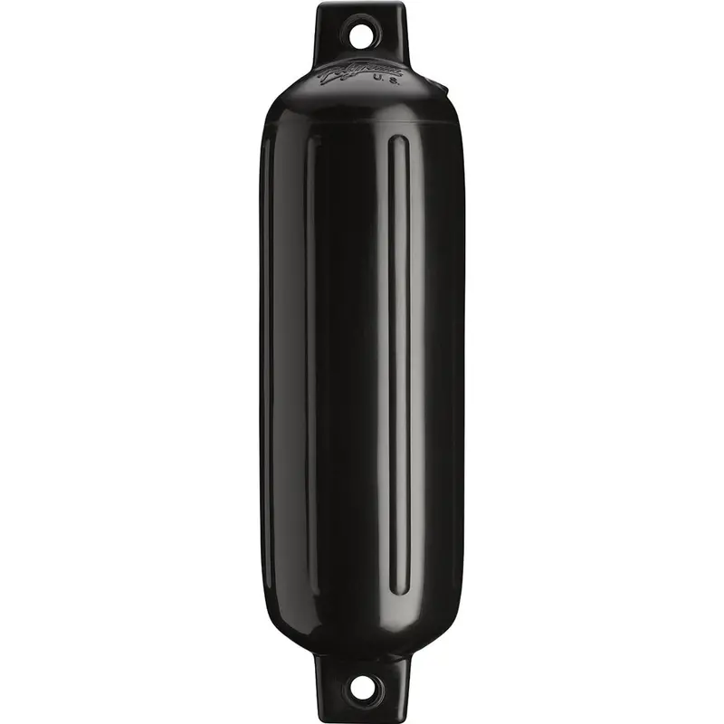 Polyform G-1 Twin-Eye Dock Fender – 3.5" X 12.8", Heavy-Duty Black [G-1 Black] 1