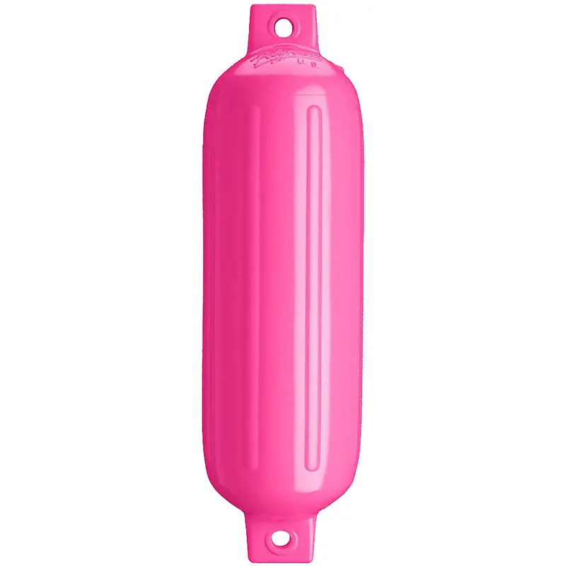 Polyform G-5 Twin-Eye Marine Fender – 8.8" × 26.8", Pink 1