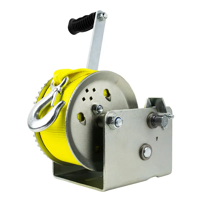 Powerwinch 21500-W-3200-9-Z-R Utility Winch – 3200-Lb Capacity, Dual-Speed, 9-Inch Zinc-Coated Crank Arm 1