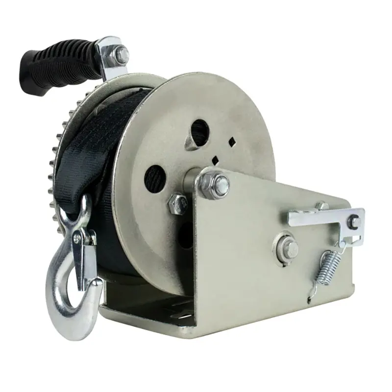 Powerwinch Utility Winch – 2000 Lb Capacity, Dual-Speed, 6" Zinc Crank Arm 1