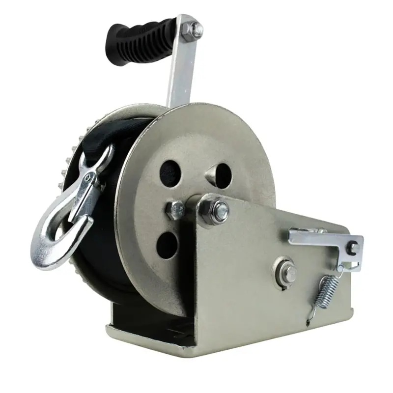 Powerwinch Utility Winch – 2000 Lb Capacity, Dual-Speed, 8" Zinc Crank Arm 1