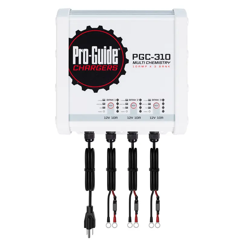 Pro-Guide 3-Bank Onboard Battery Charger: 12V, 30A Total Output [Pgc-310] 1