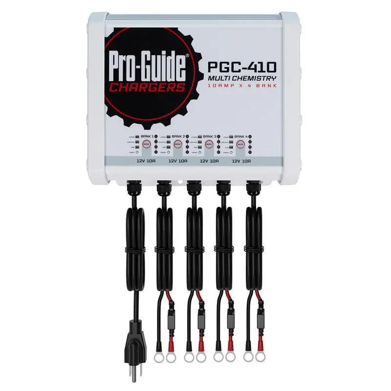 Pro-Guide 4-Bank Onboard Battery Charger: 12V, 40A Total Output [Pgc-410] 1