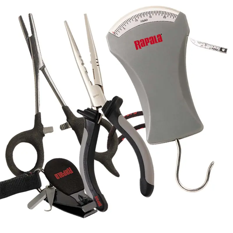 Rapala Angler’S Tool Combo: Pliers, Forceps, Scale & Clipper [Rtc-6Pfsc] 1