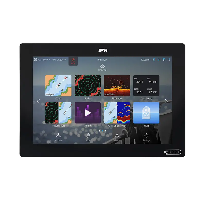 Raymarine Axiom 2 Rv 12-Inch Chartplotter And Fishfinder With Realvision 3D Sonar And Preloaded Lighthouse Na Charts – No Transducer [E70725-00-102] 1