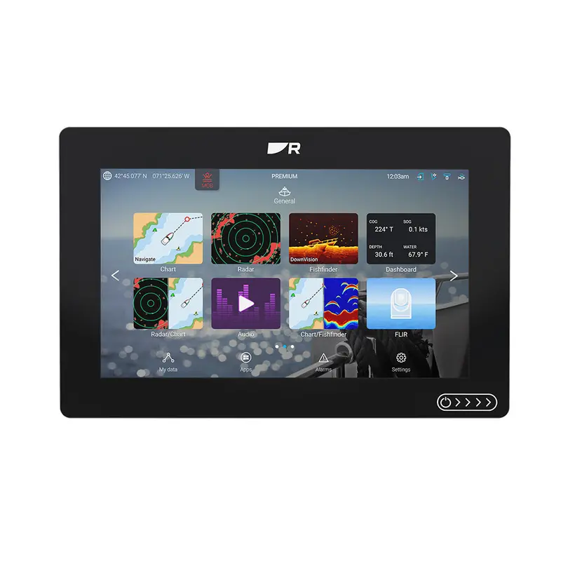 Raymarine Axiom 2 Rv 9-Inch Chartplotter And Fishfinder With Realvision 3D Sonar, Preloaded Lighthouse Na Charts, And Rv-100 Transducer [E70723-03-102] 1