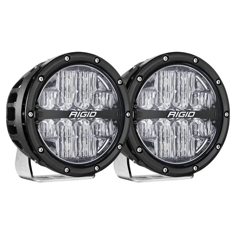 Rigid 360-Series Rgbw 6-Inch Off-Road Driving Lights – Dual-Pack With Backlight Pods [36411] 1