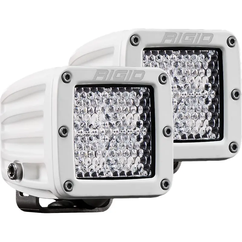 Rigid Industries D-Series Pro Hybrid-Diffused Led Pair – White Light Output [602513] 1