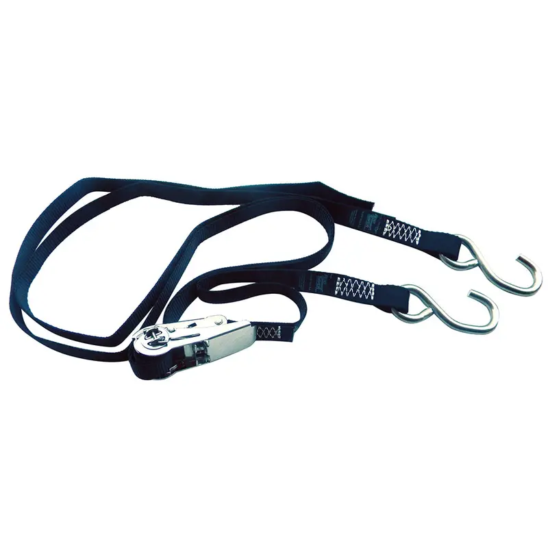Rod Saver Stainless Steel Gunwale Tie-Down – 1-Inch X 13-Inch Ratchet Strap [Ssrgw13] 1