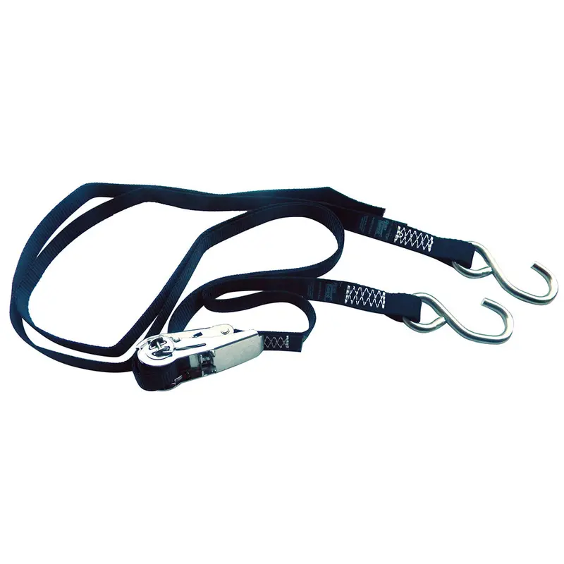 Rod Saver Stainless Steel Gunwale Tie-Down – 1-Inch X 16-Inch Ratchet Strap [Ssrgw16] 1