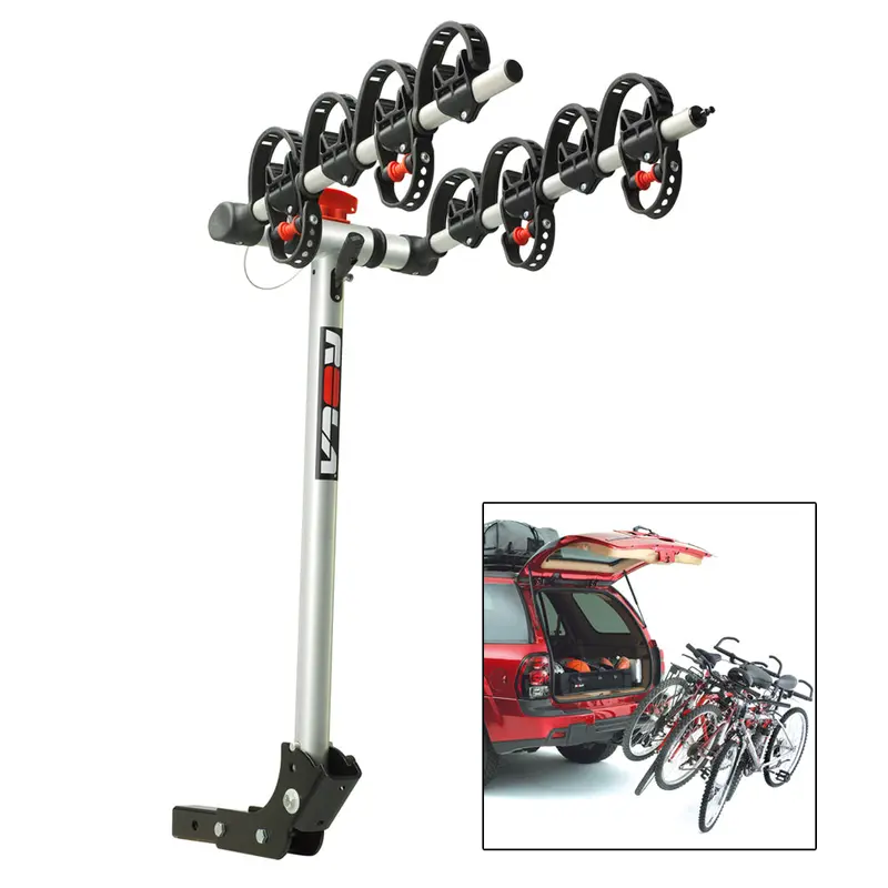 Rola Tx Hitch-Mount Bike Carrier – Tilting Design, Locking Security, Holds 4 Bikes [59401] 1