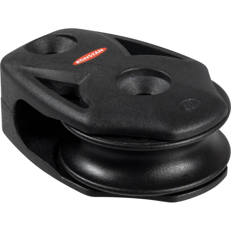 Ronstan Rf48151 Series 40 Orbit Bb Cheek Block – Lightweight, Low-Friction Marine Fairlead With Ball Bearing Swivel 1