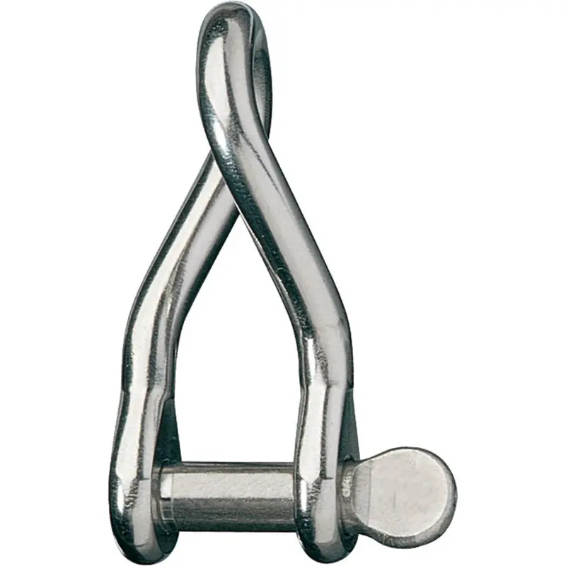 Ronstan Twisted Shackle – 3/16" Pin Diameter, Stainless Steel 1