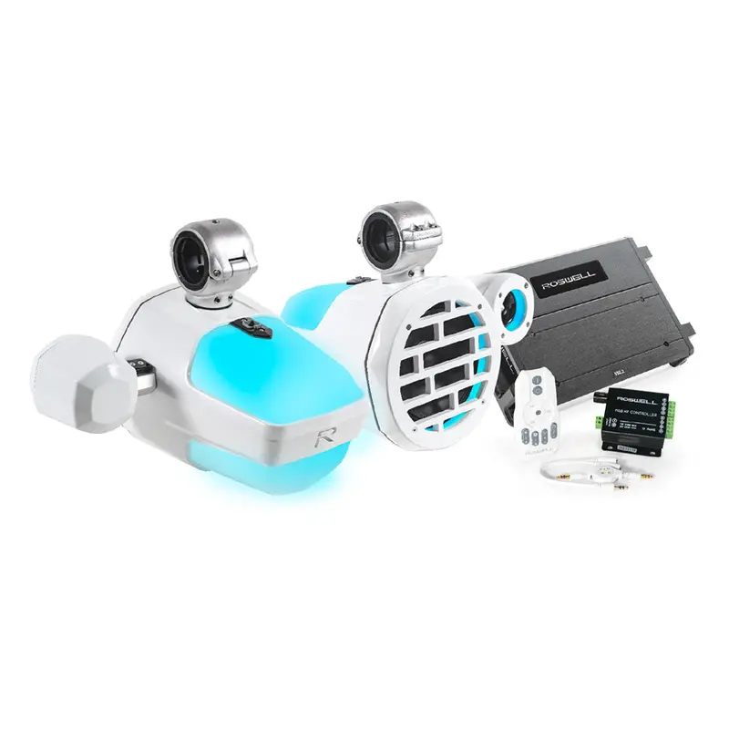 Roswell R1 Pro Marine Audio System – White Enclosure Package [C920-23120] 1