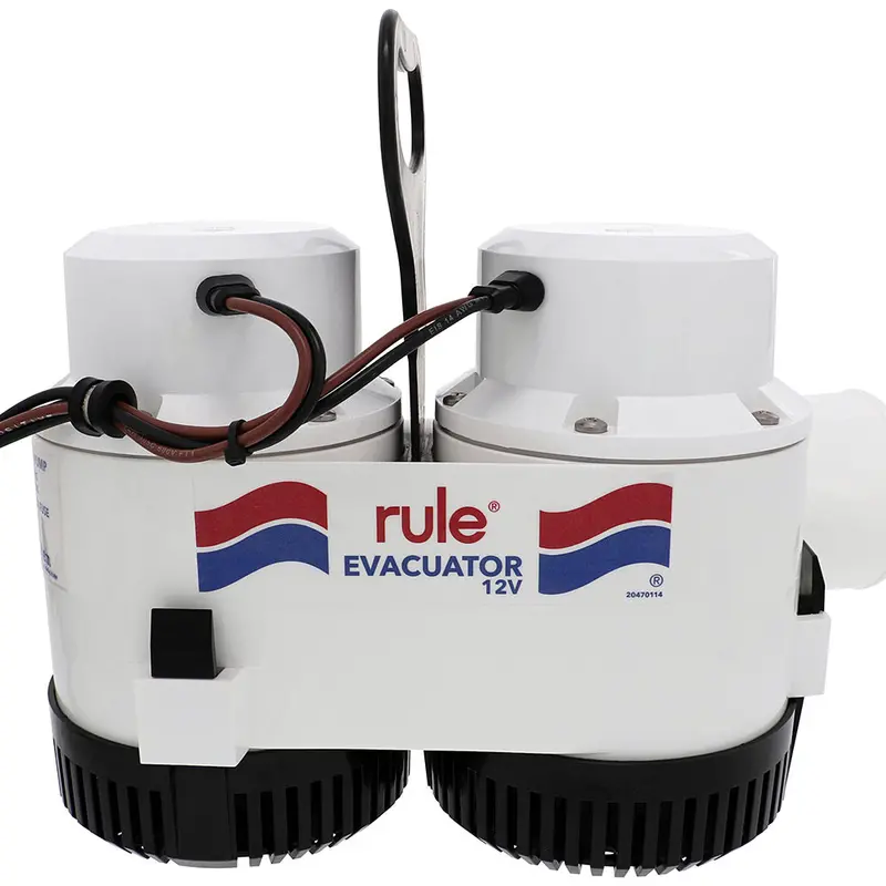 Rule 7700D High-Capacity 12V Bilge Evacuation Pump – 7700 Gph [7700D] 1